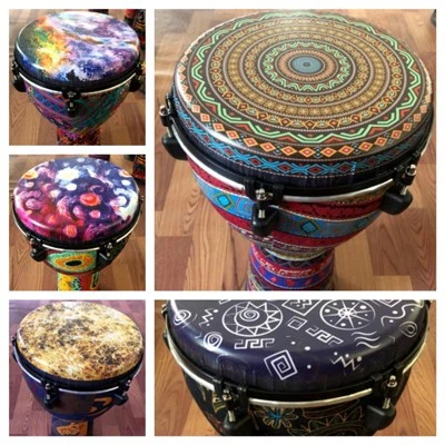 Afrikanske trommer profesjonelle perkusjonsinstrumenter på startnivå