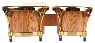 7 tommer pluss 9 tommer Bongo-trommer på inngangsnivå Afrikanske trommer Tamburin